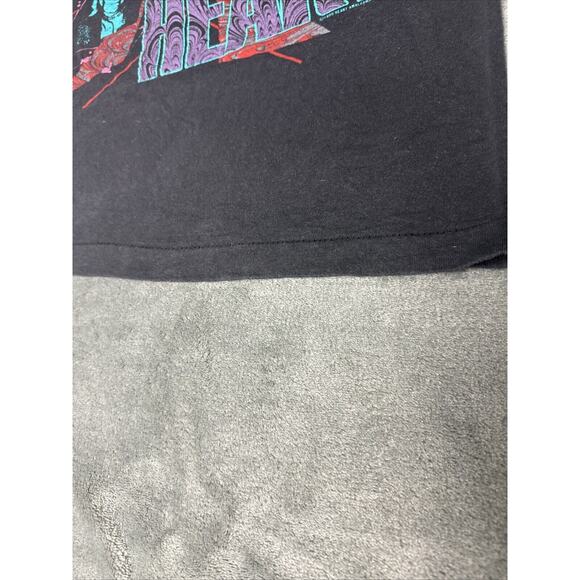 Heart Band T Shirt Vintage 1985 Screen‎ Stars Size L See Pictures For Sizing - Picture 7 of 16